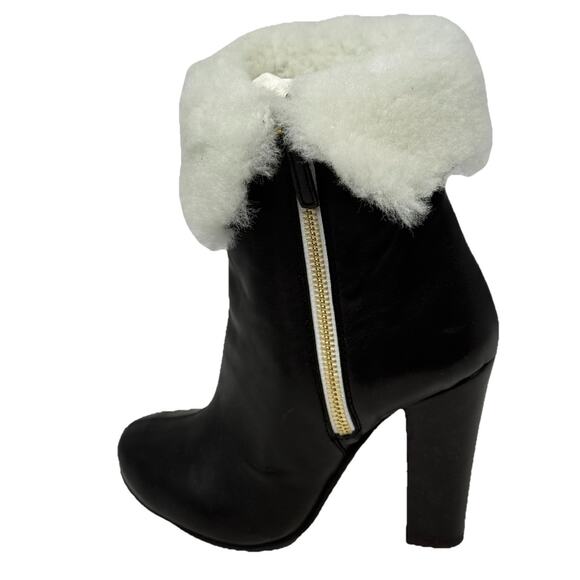 Giuseppe black leather ankle boots 36.5 6.5 - Picture 5 of 6